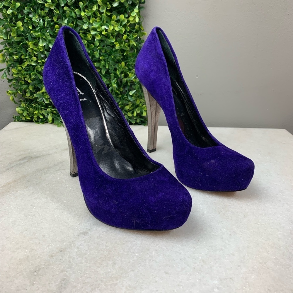 Velvet Angels SinSin Suede Pumps